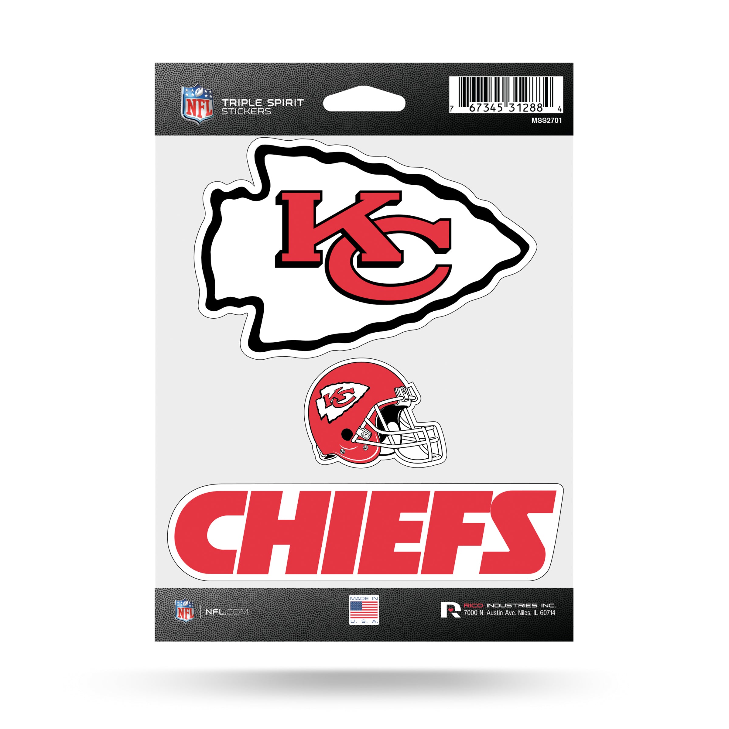 Kansas City Chiefs Stickers & Decals