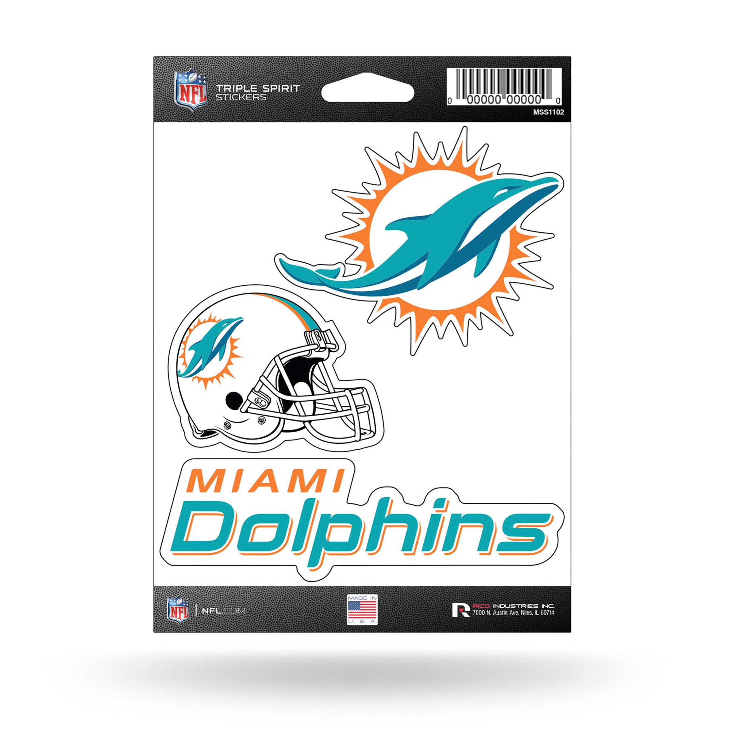 miami dolphins decal