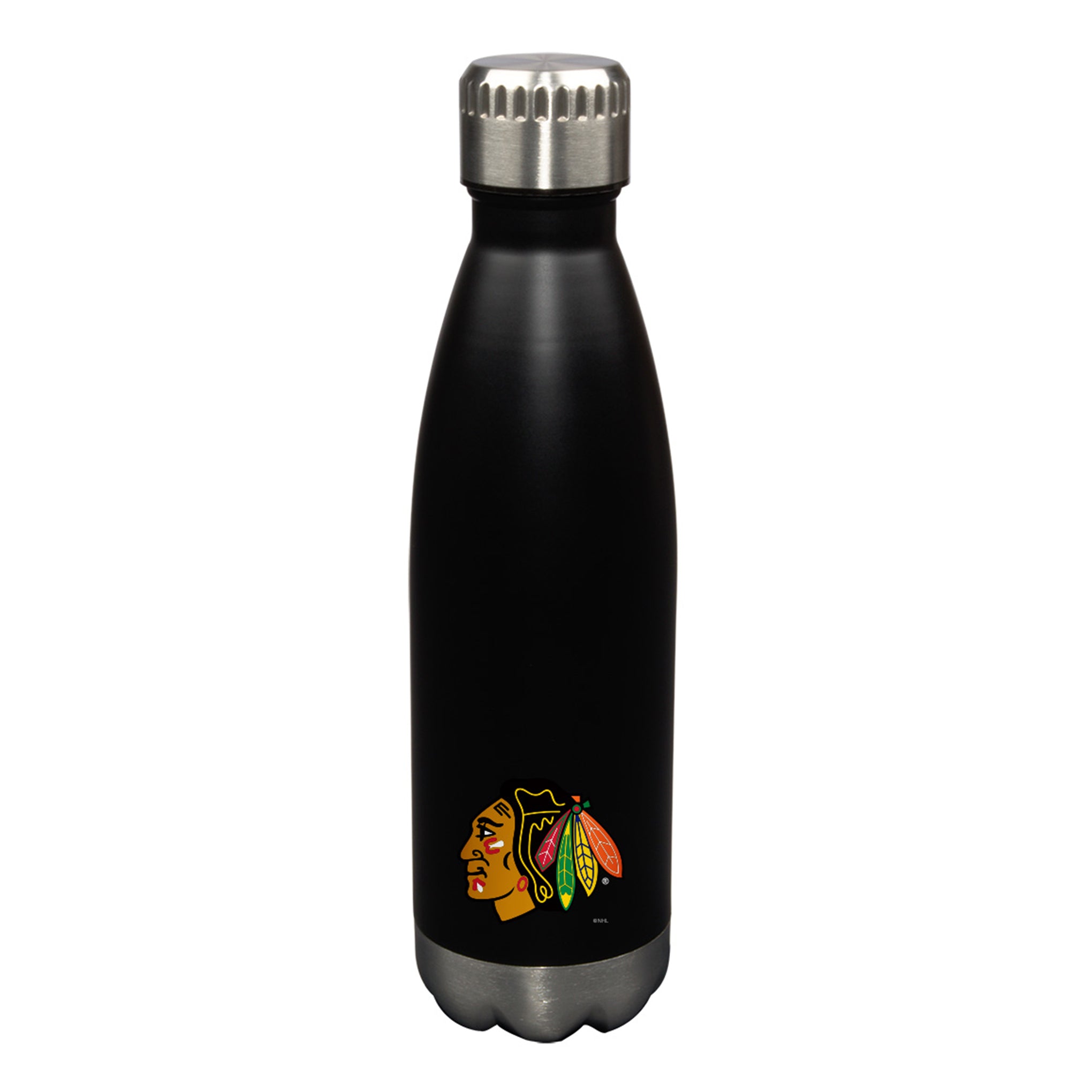 NHL Chicago Blackhawks Water Bottle Glacier Black (17oz/500ml)