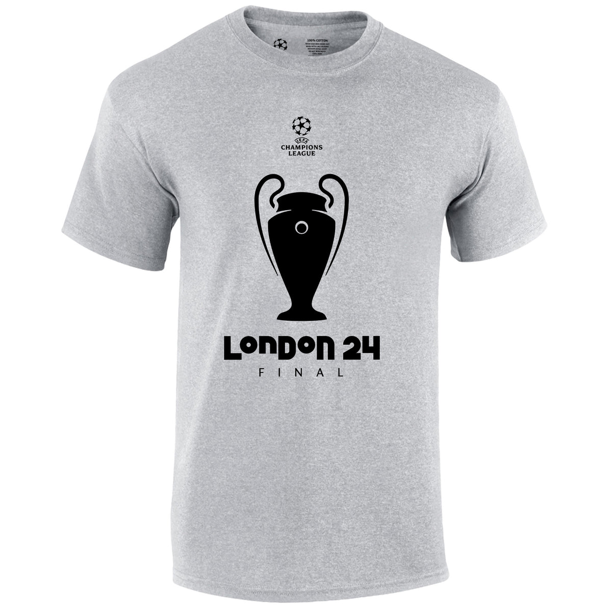 Champions League Trophy London 2024 T-Shirt Grey