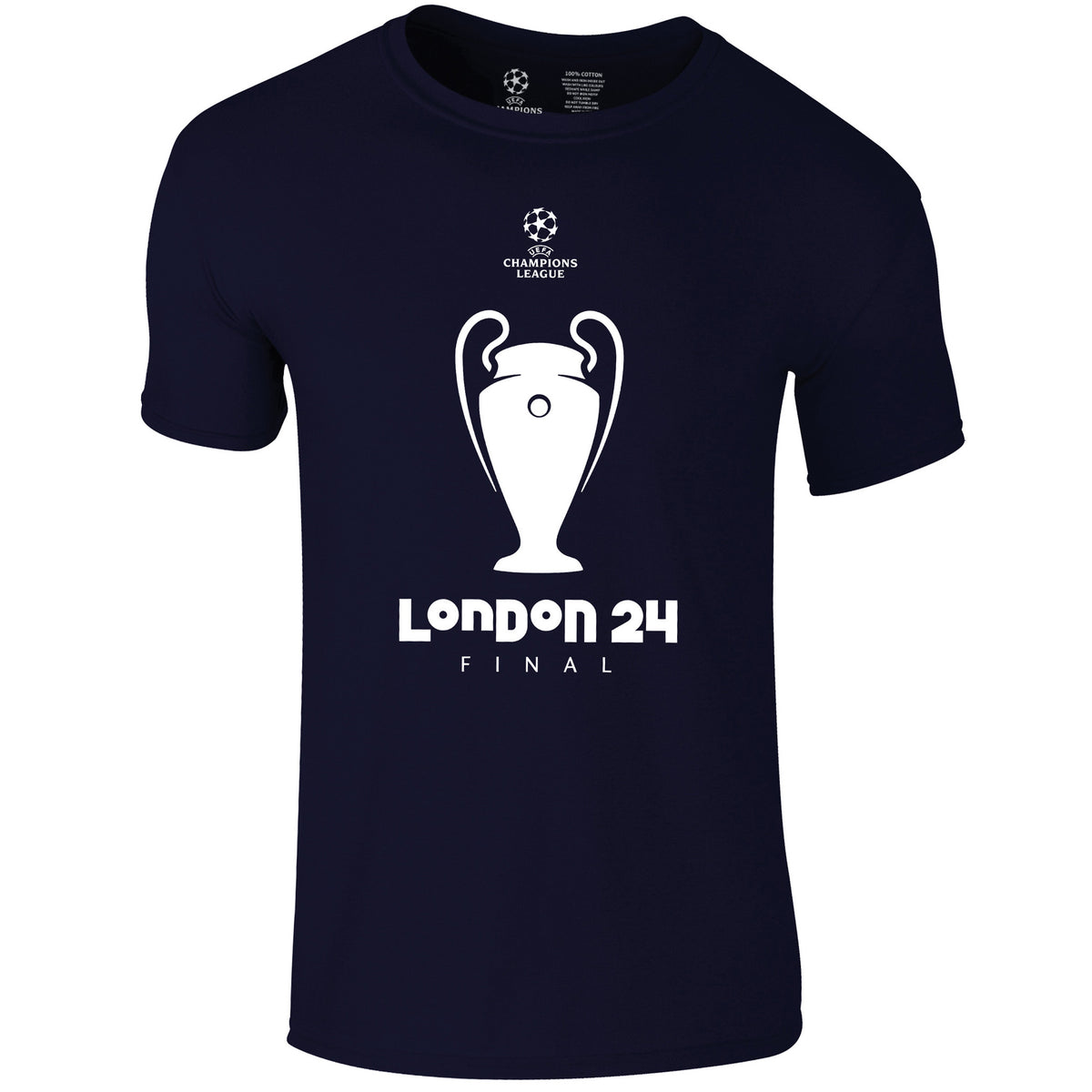 Champions League Trophy London 2024 T-Shirt Navy
