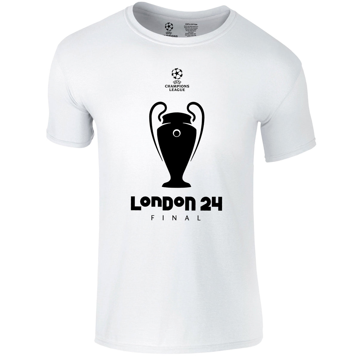Champions League Trophy London 2024 T-Shirt White