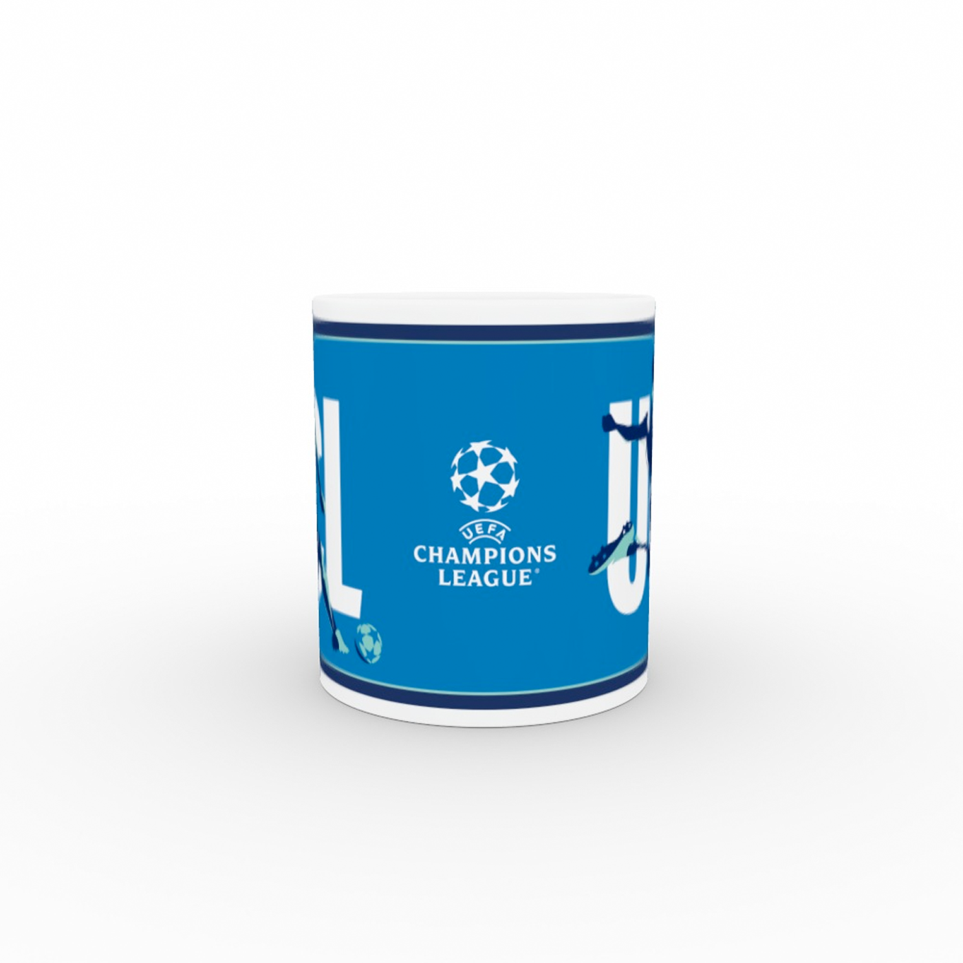 Champions League Football Player Mug