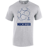 Champions League Starball Manchester City T-Shirt Grey