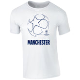 Champions League Starball Manchester City T-Shirt White