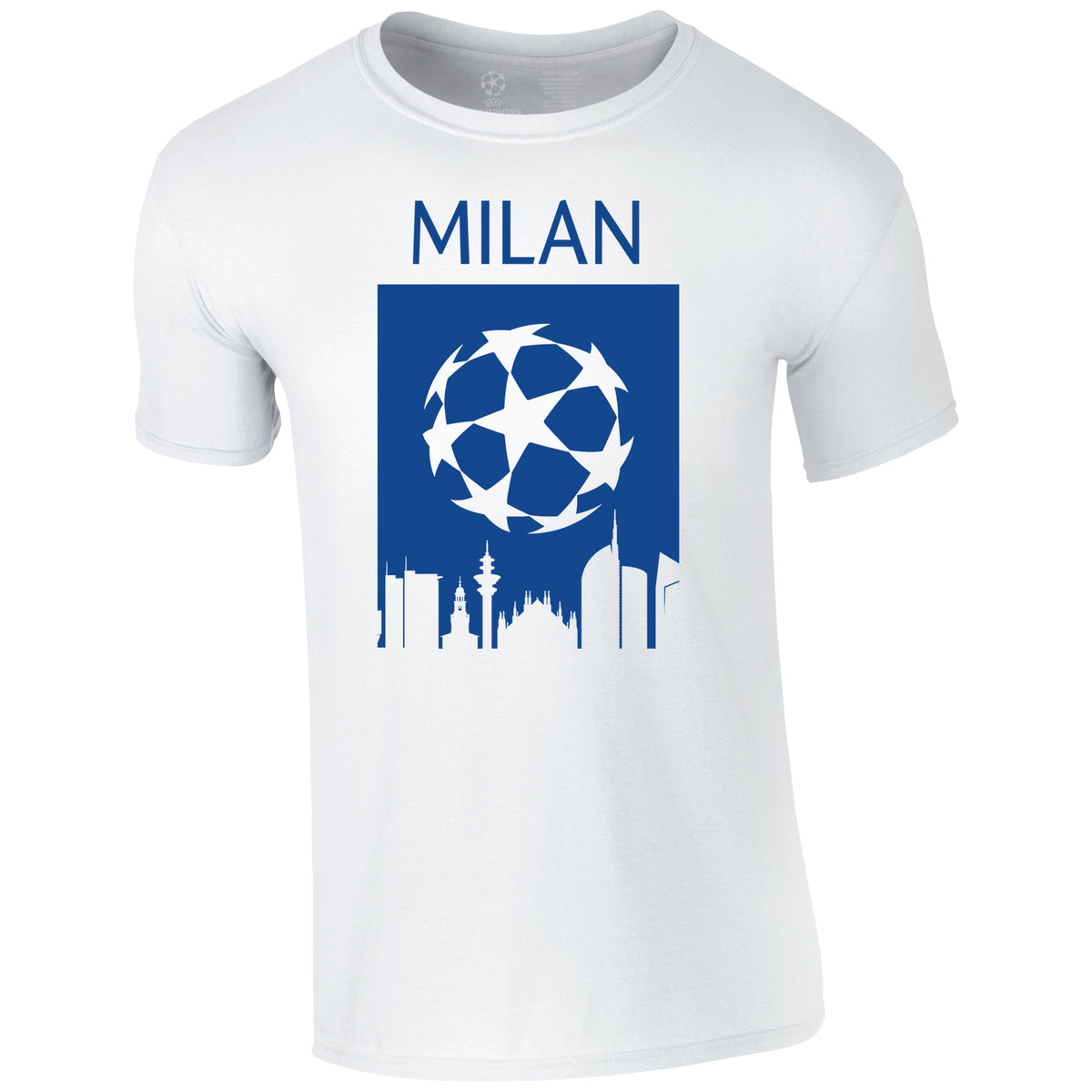 Champions League Milan City Skyline T-Shirt White
