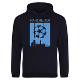 Champions League Manchester City Skyline Hoodie Navy