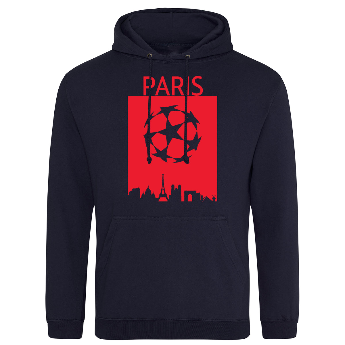 Champions League Paris City Skyline Hoodie Navy