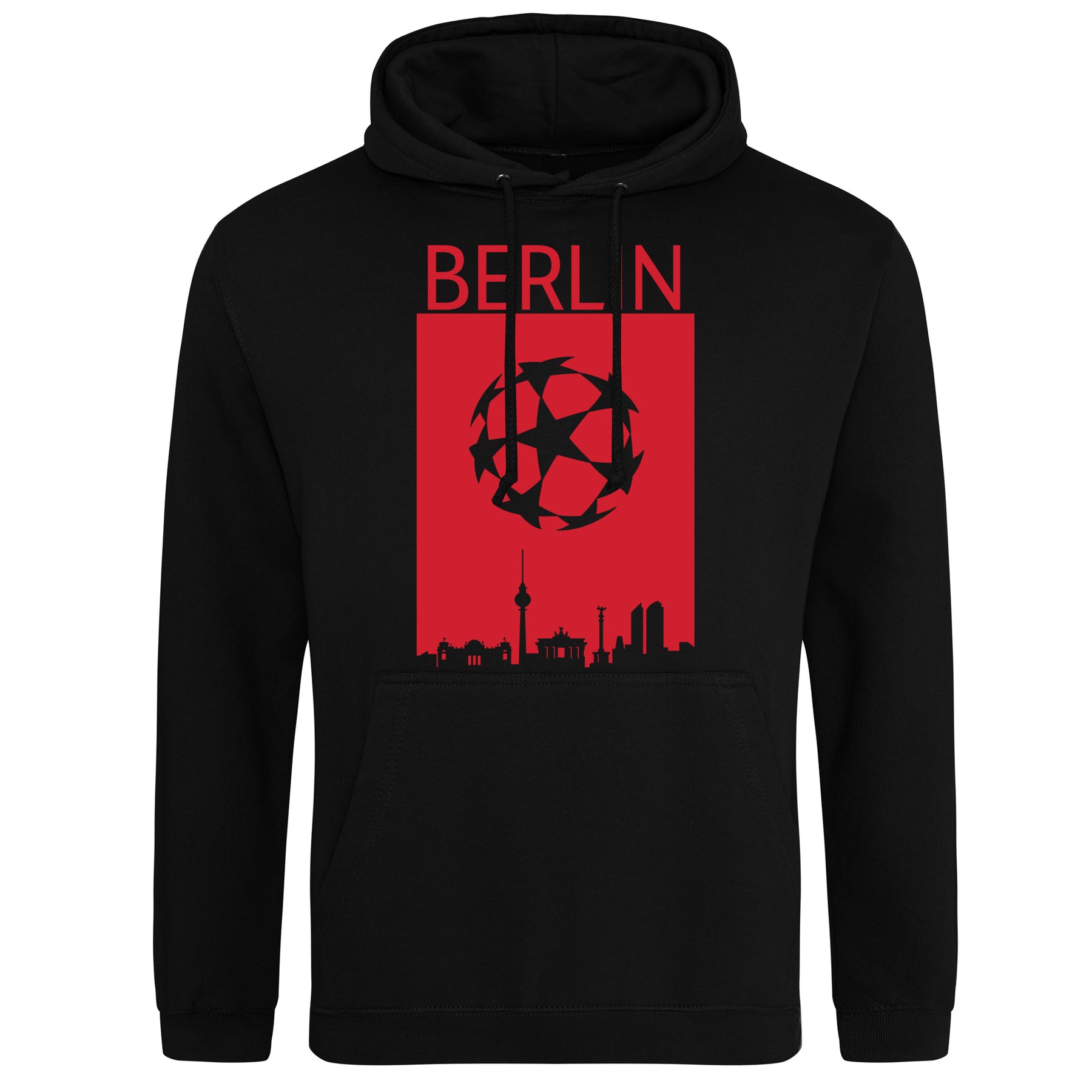 Champions League Berlin City Skyline Hoodie Black