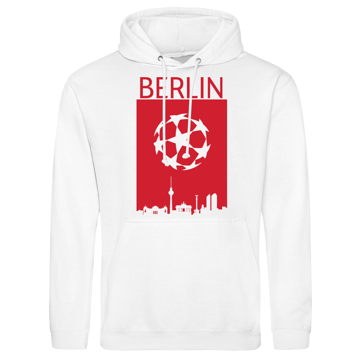 Champions League Berlin City Skyline Hoodie White
