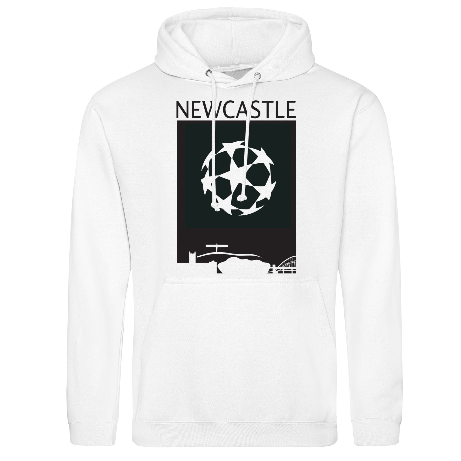 Champions League Newcastle City Skyline Hoodie White