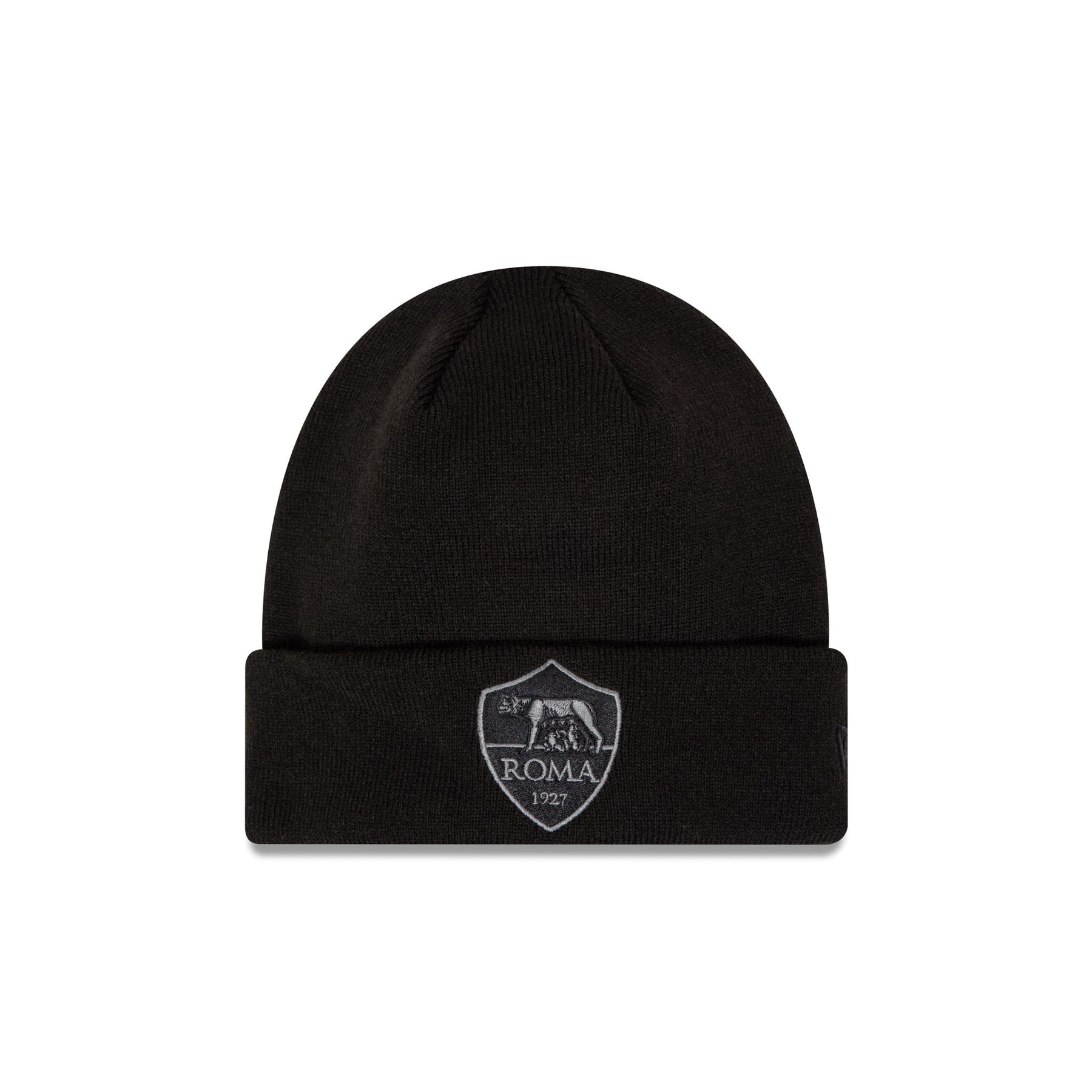 AS Roma Tonal Cuff Beanie Black