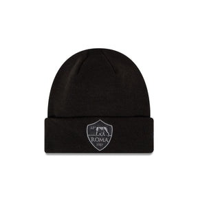 AS Roma Tonal Cuff Beanie Black