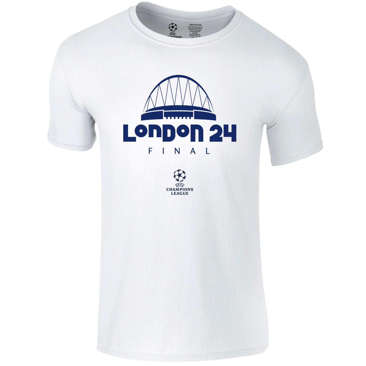 Champions League Wembley Stadium London 2024 T-Shirt White