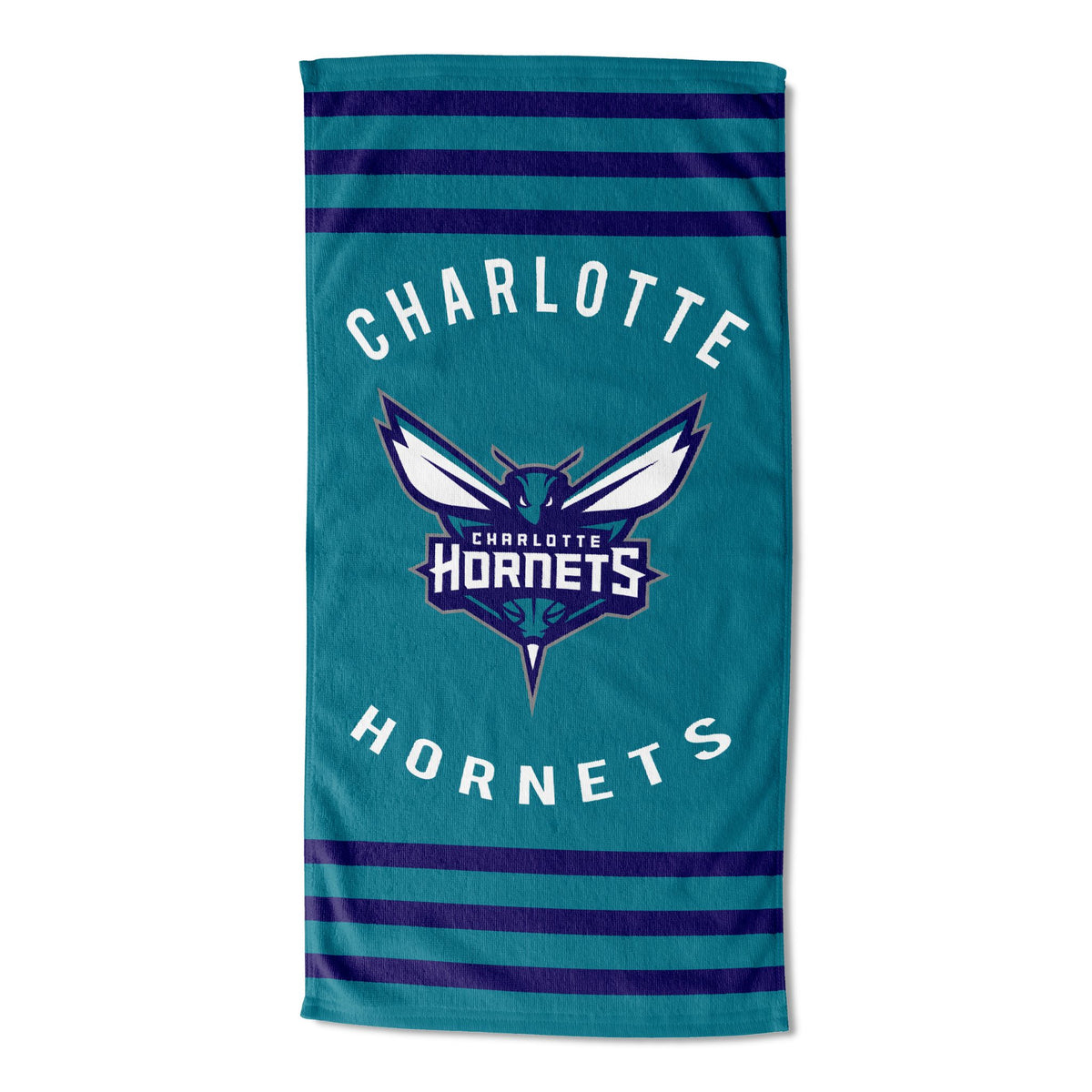 Charlotte Hornets Striped Beach Towel (152x76cm)