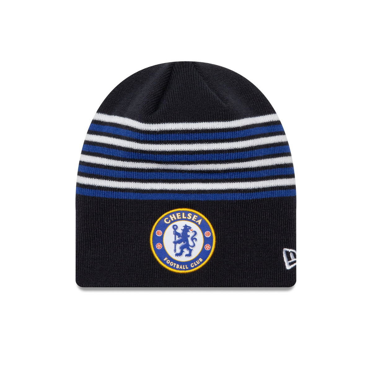 Chelsea FC Stripe Skull Beanie Blue