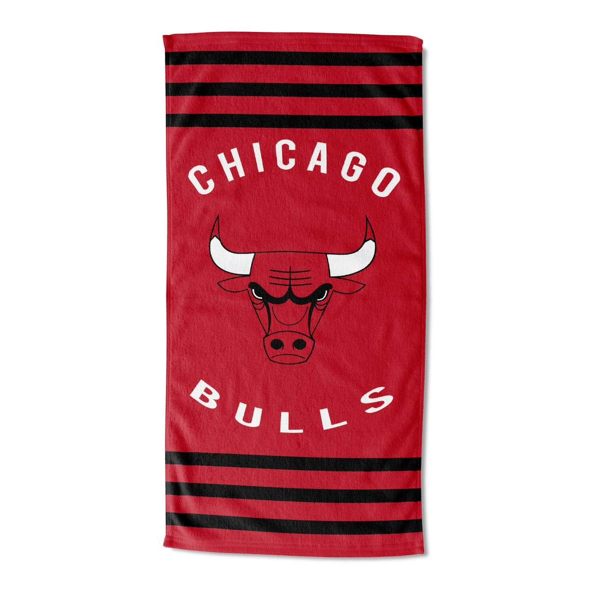 Chicago Bulls Striped Beach Towel (152x76cm)