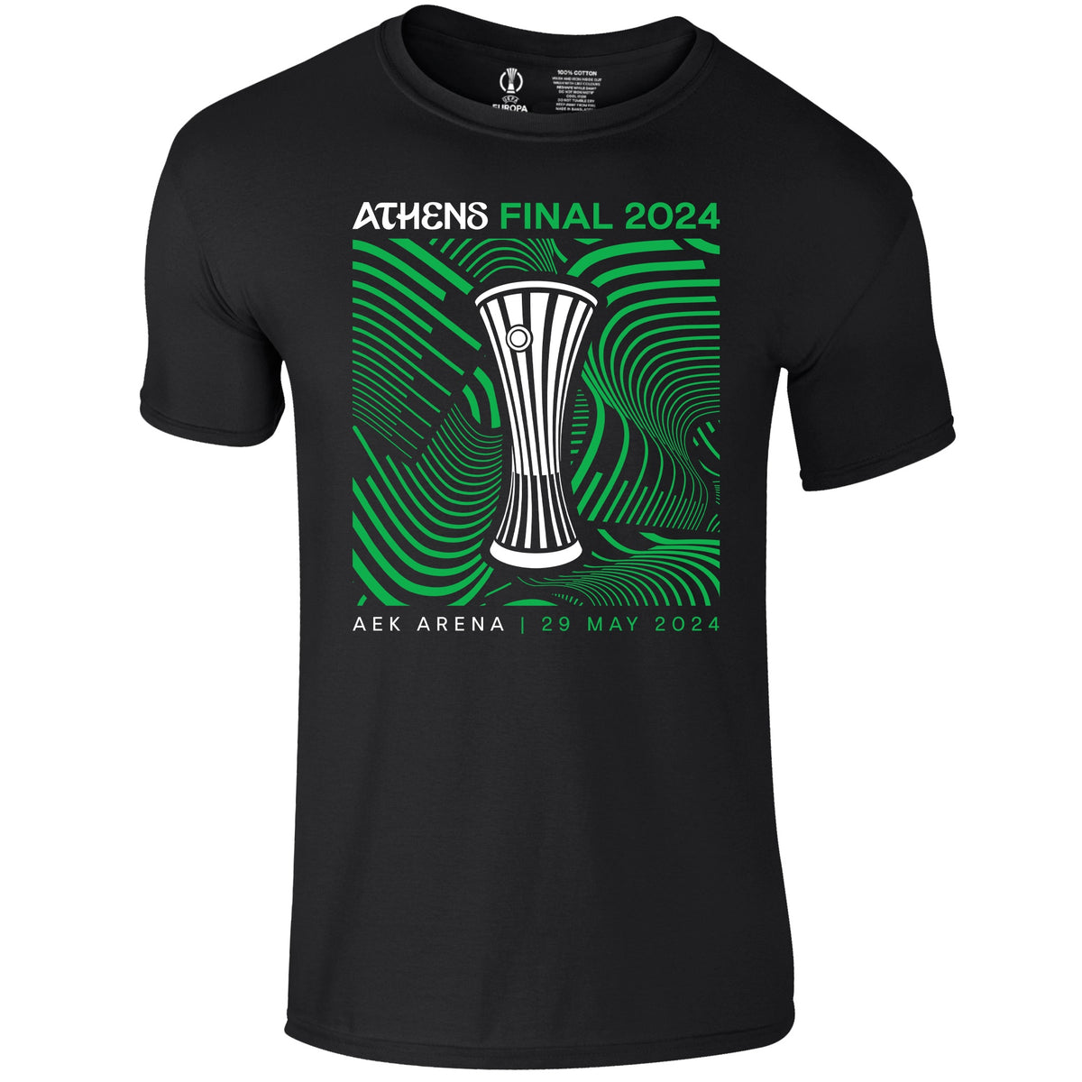 Europa Conference League Athens Final 2024 T-Shirt Black
