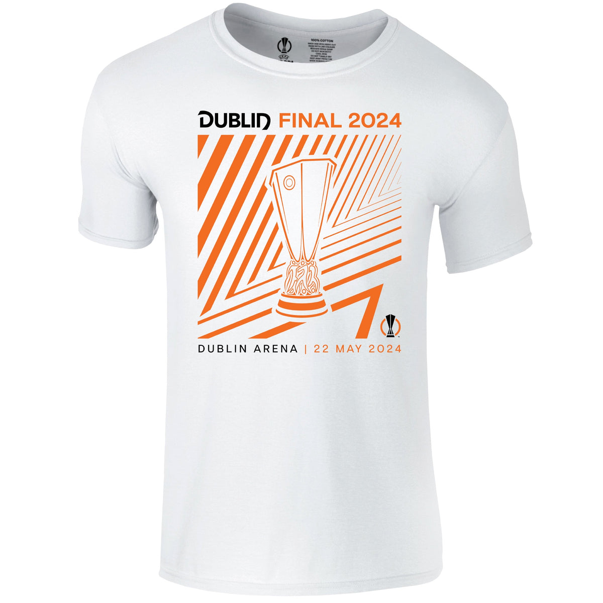 Europa League Dublin Final 2024 T-Shirt White