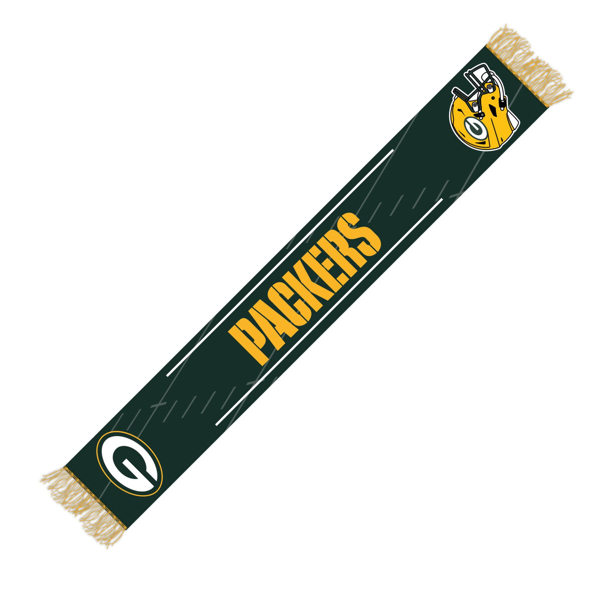 Green Bay Packers HD Knitted Jaquard Scarf