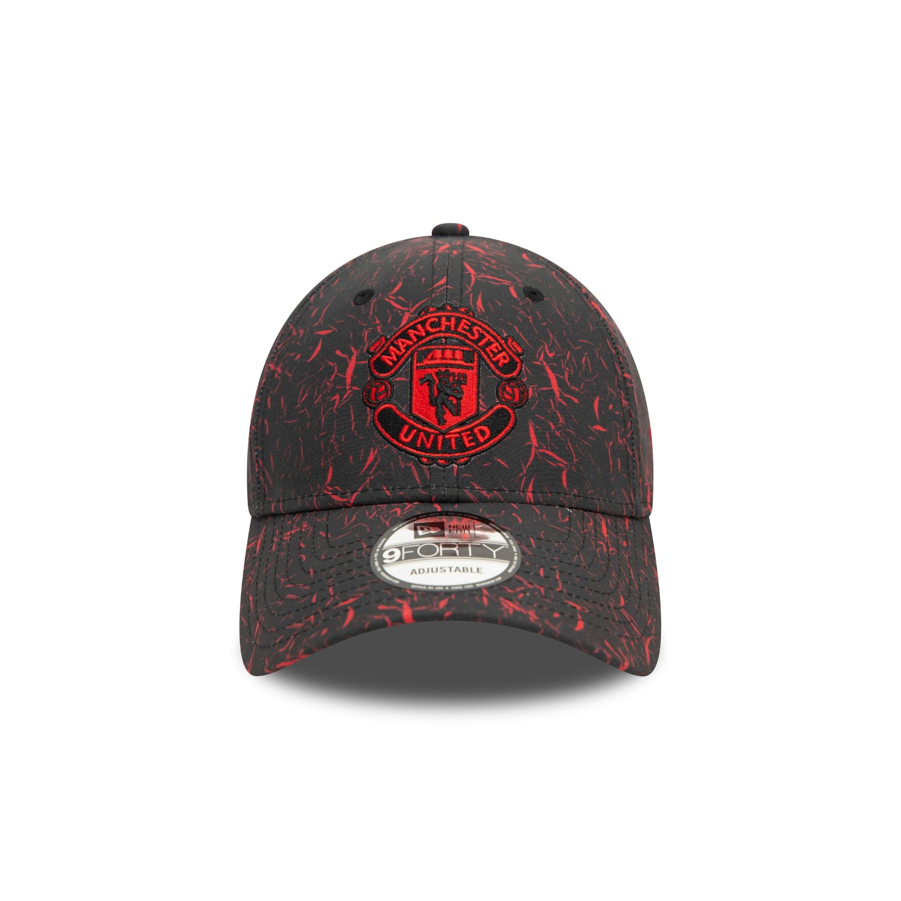 Manchester United Crinkle 9Forty Cap Black/Red