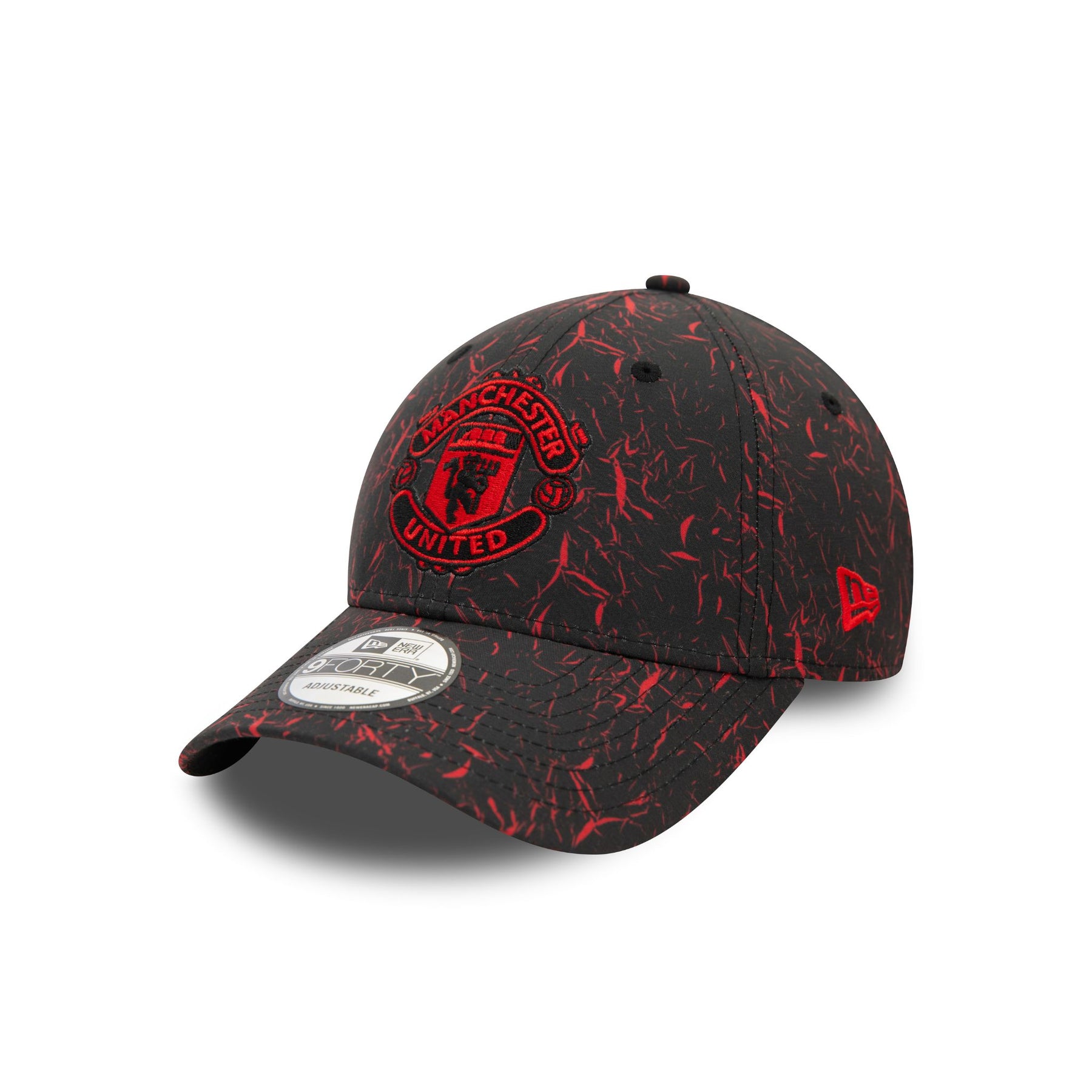 Manchester United Crinkle 9Forty Cap Black/Red