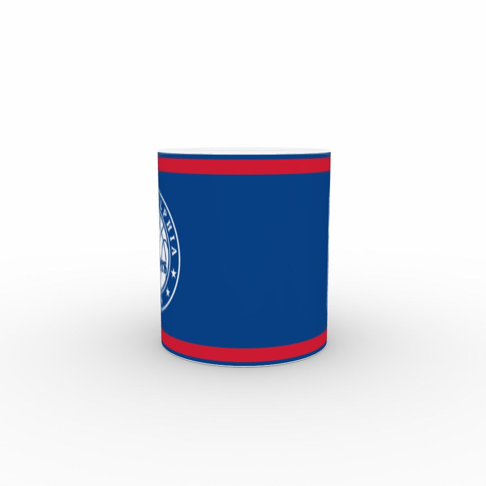 Philadelphia 76ers Logo and NBA Shield Mug