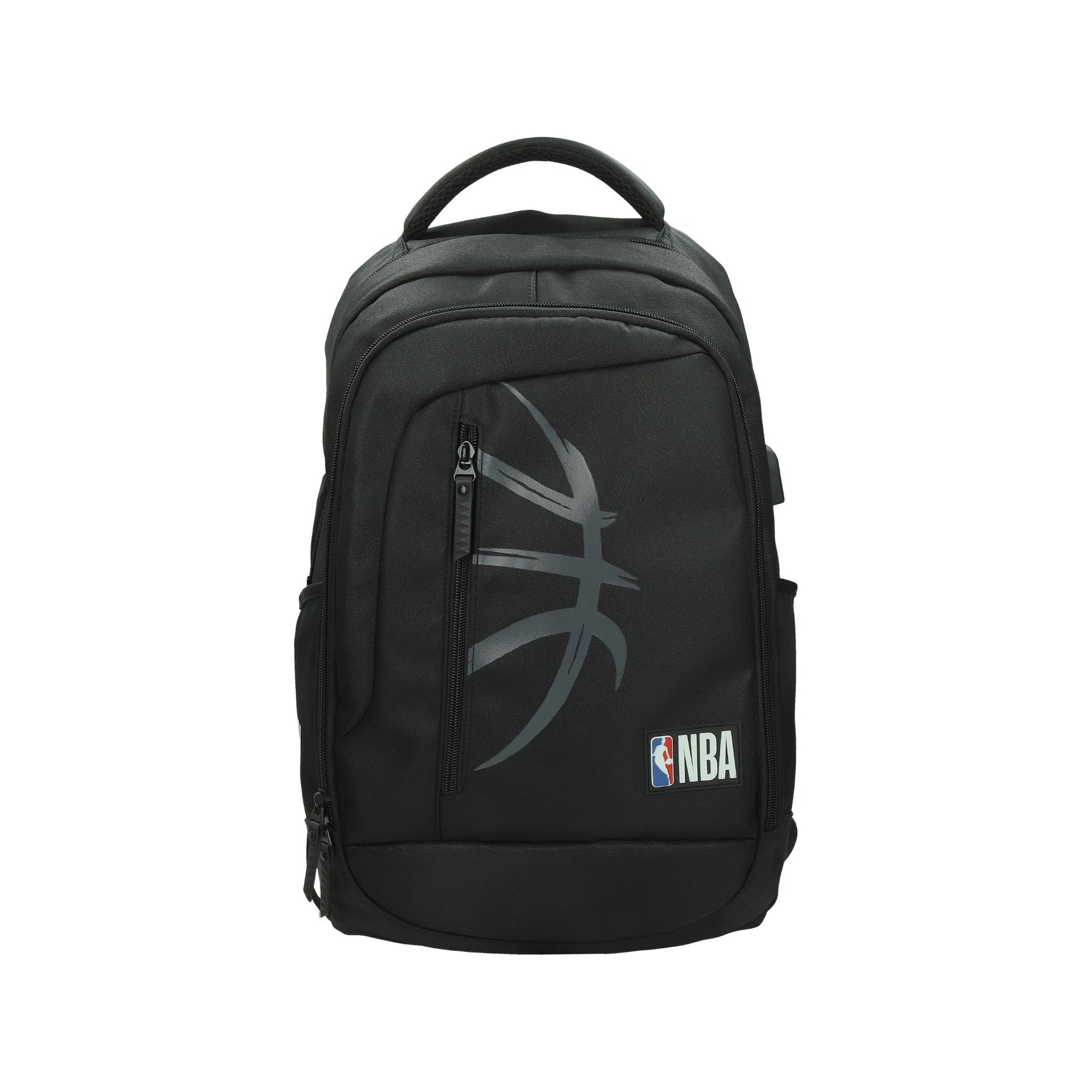 NBA Round Backpack Black