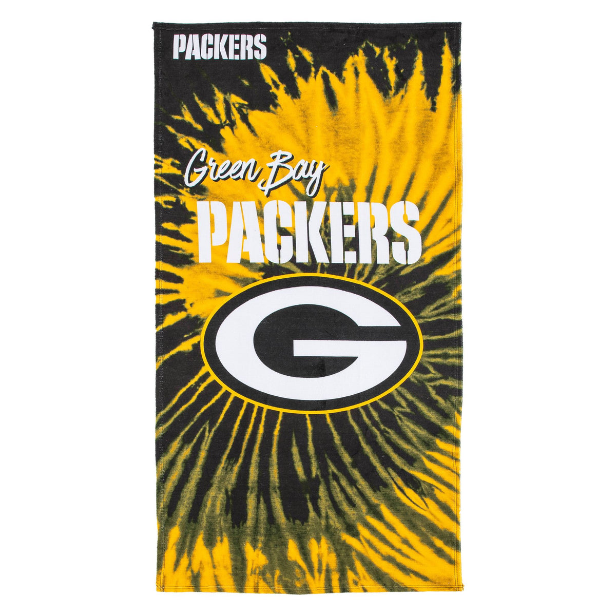 Green Bay Packers Psychedelic Beach Towel (152x76cm)