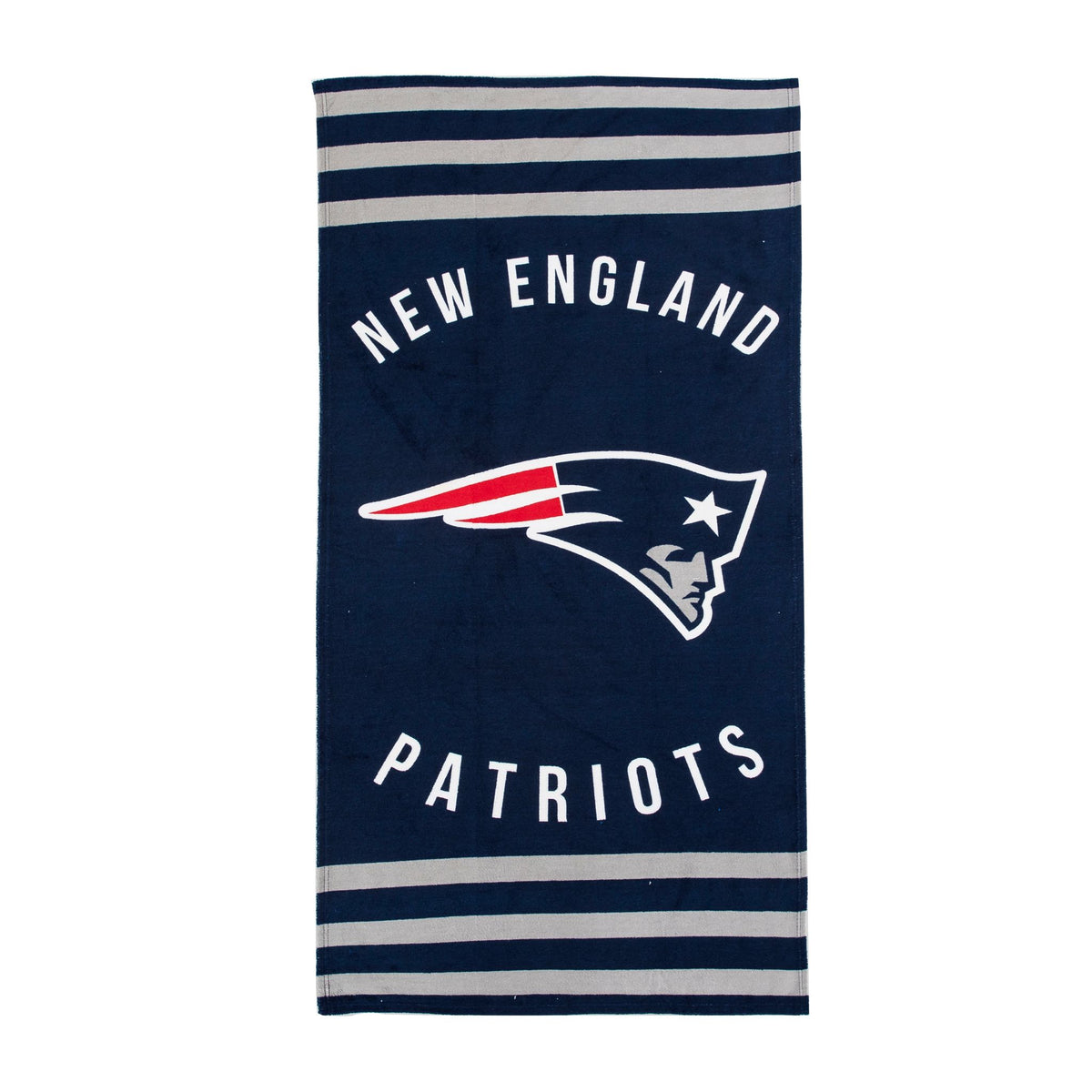 New England Patriots Striped Beach Towel (152x76cm)