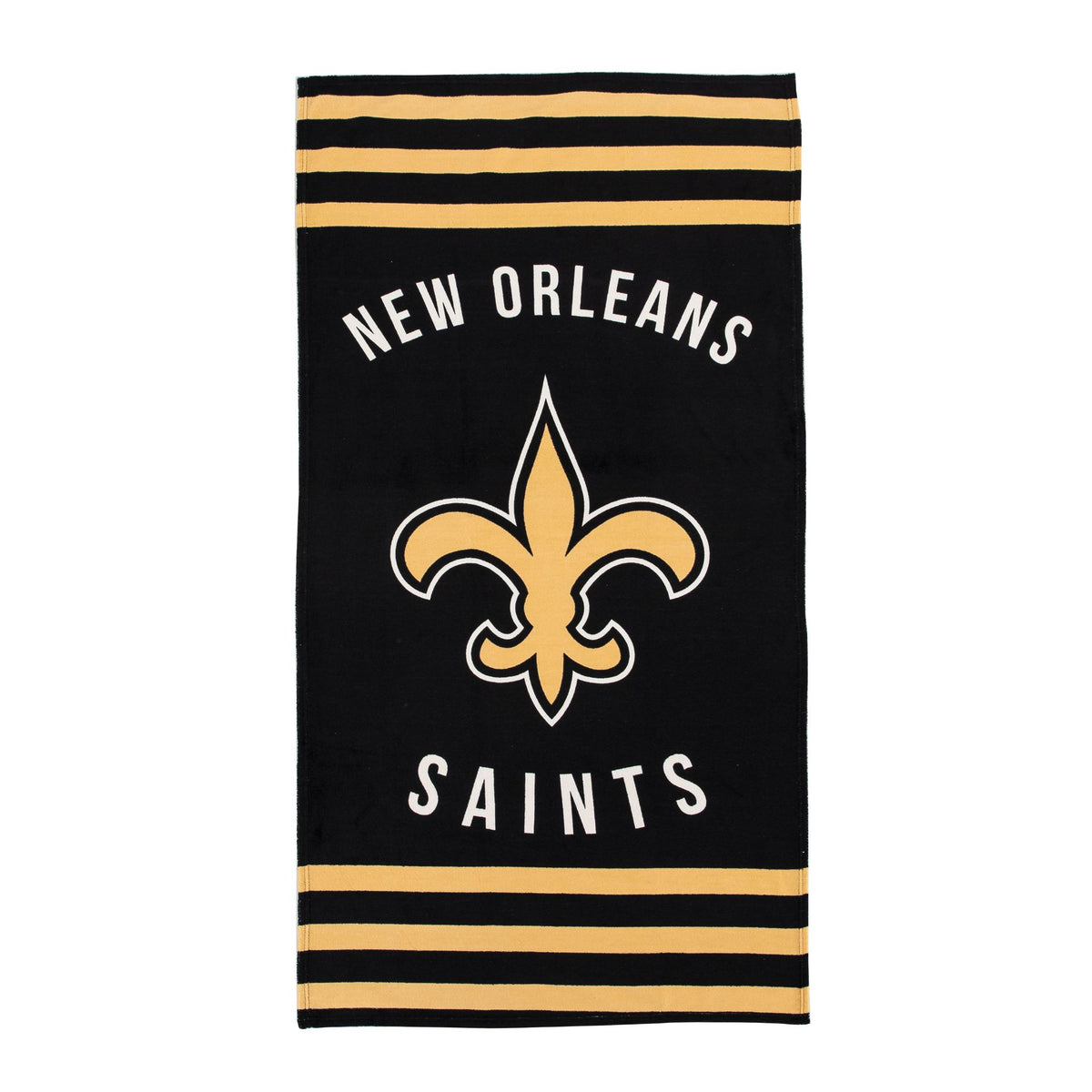 New Orleans Saints Striped Beach Towel (152x76cm)