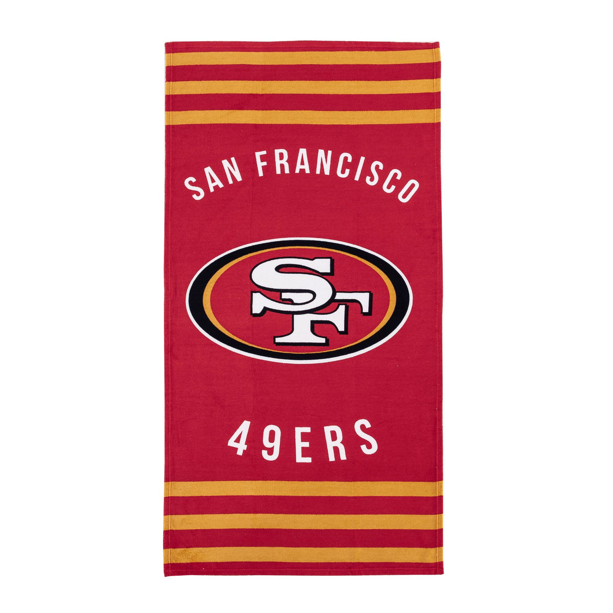 San Francisco 49ers Striped Beach Towel (152x76cm)