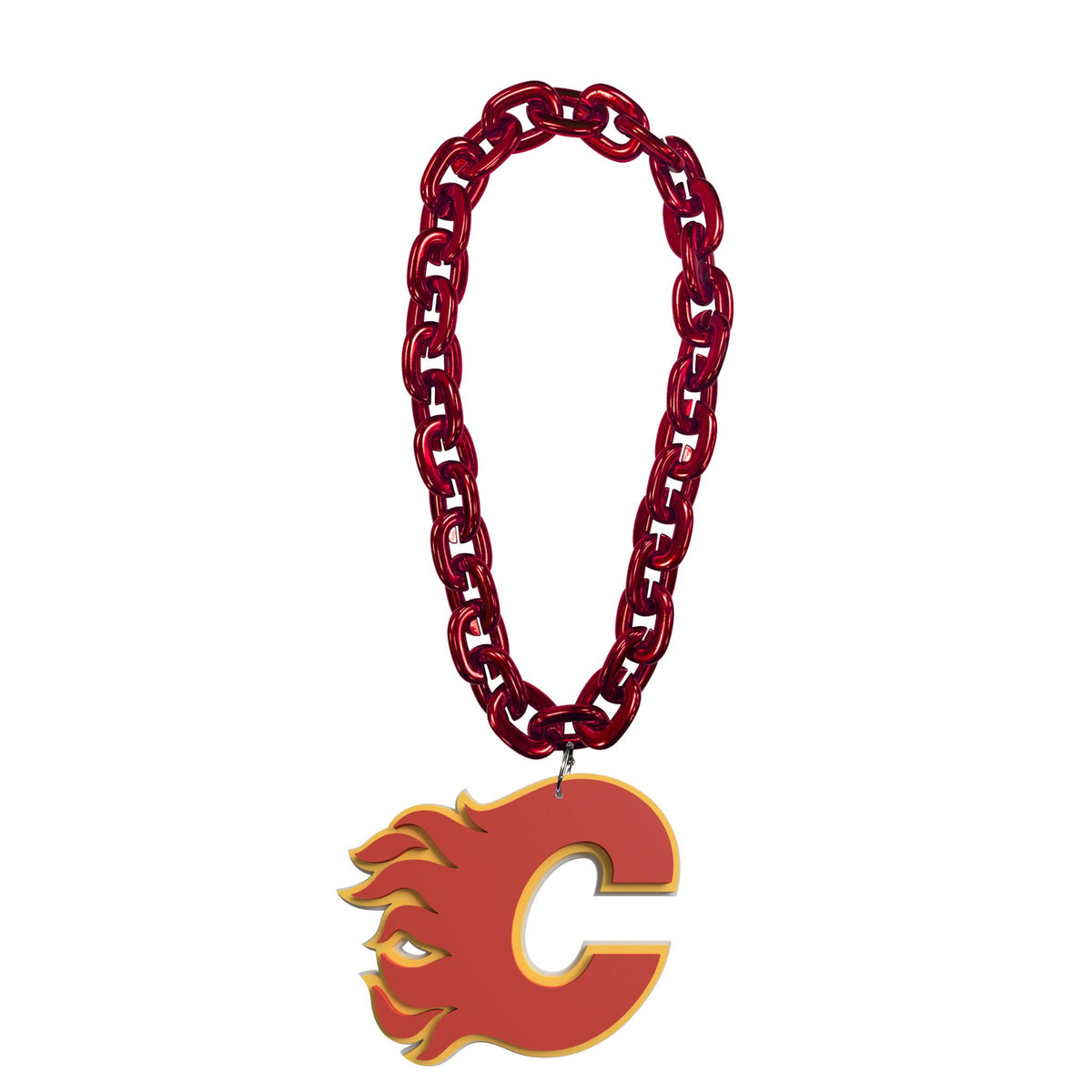 Calgary Flames Fan Chain Necklace