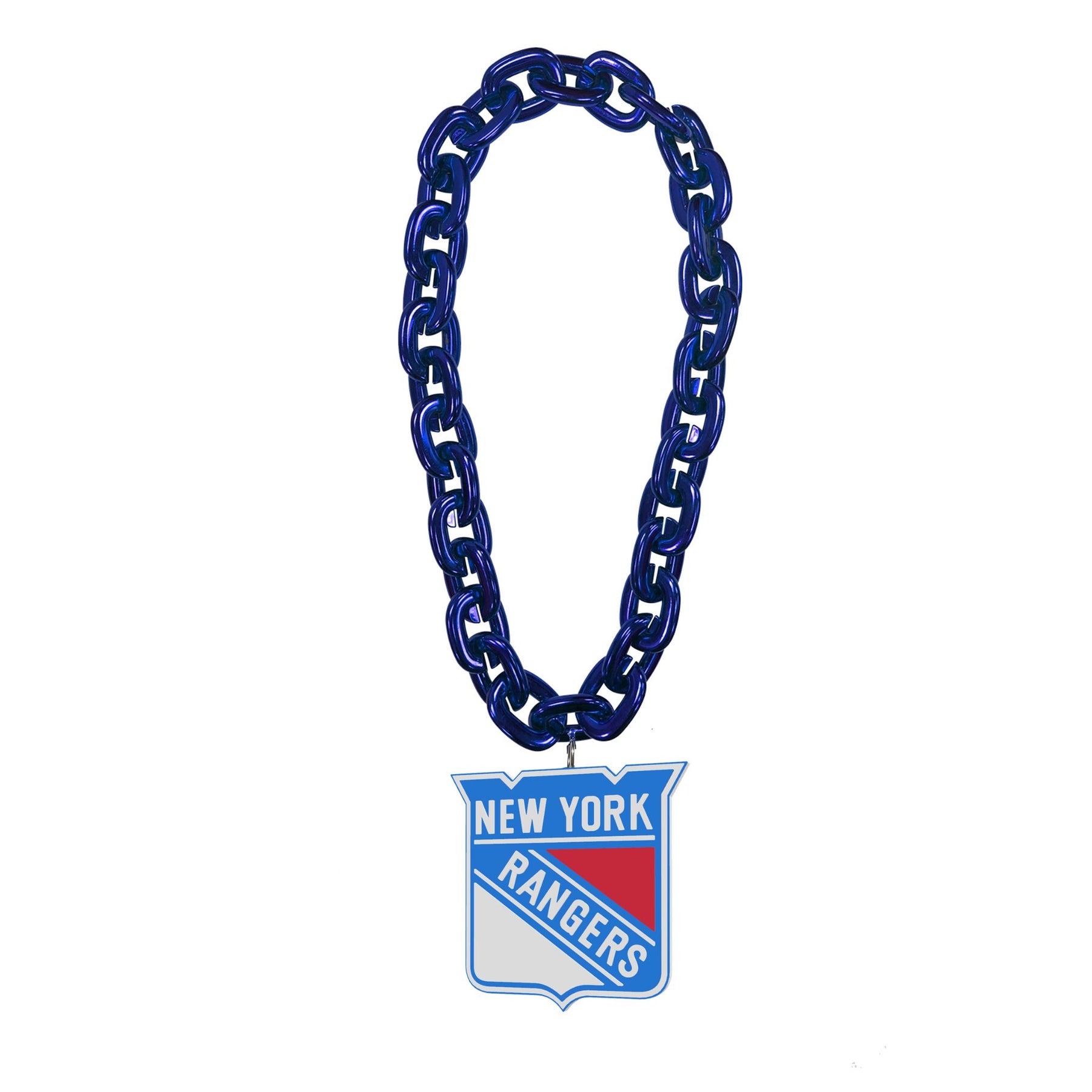 New York Rangers Fan Chain Necklace