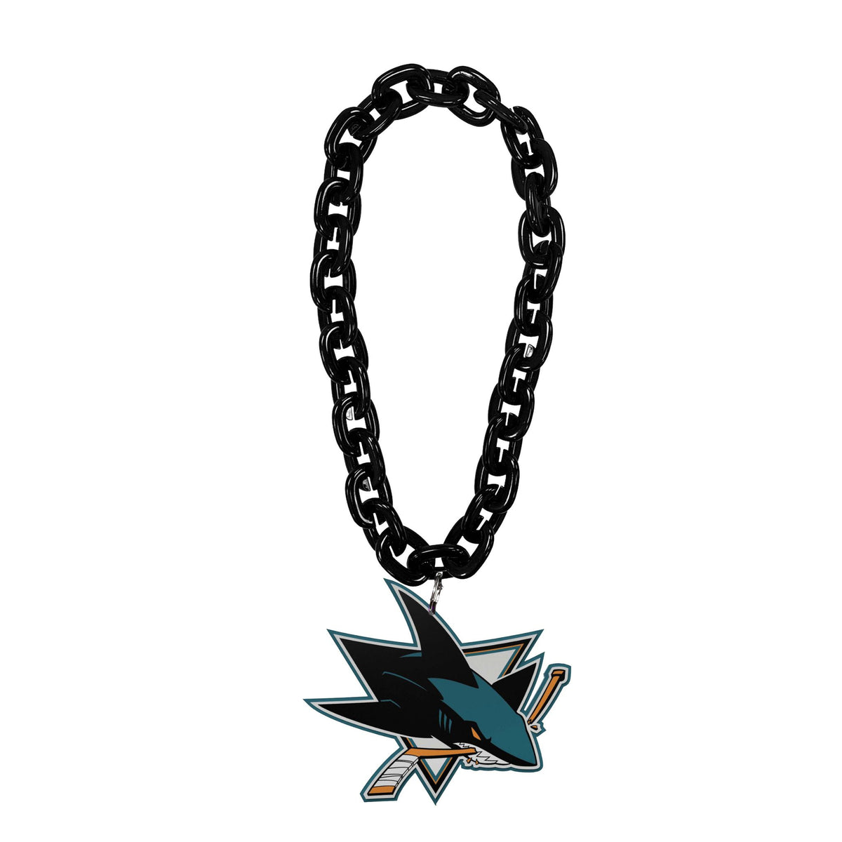 San Jose Sharks Fan Chain Necklace