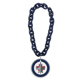 Winnepeg Jets Fan Chain Necklace