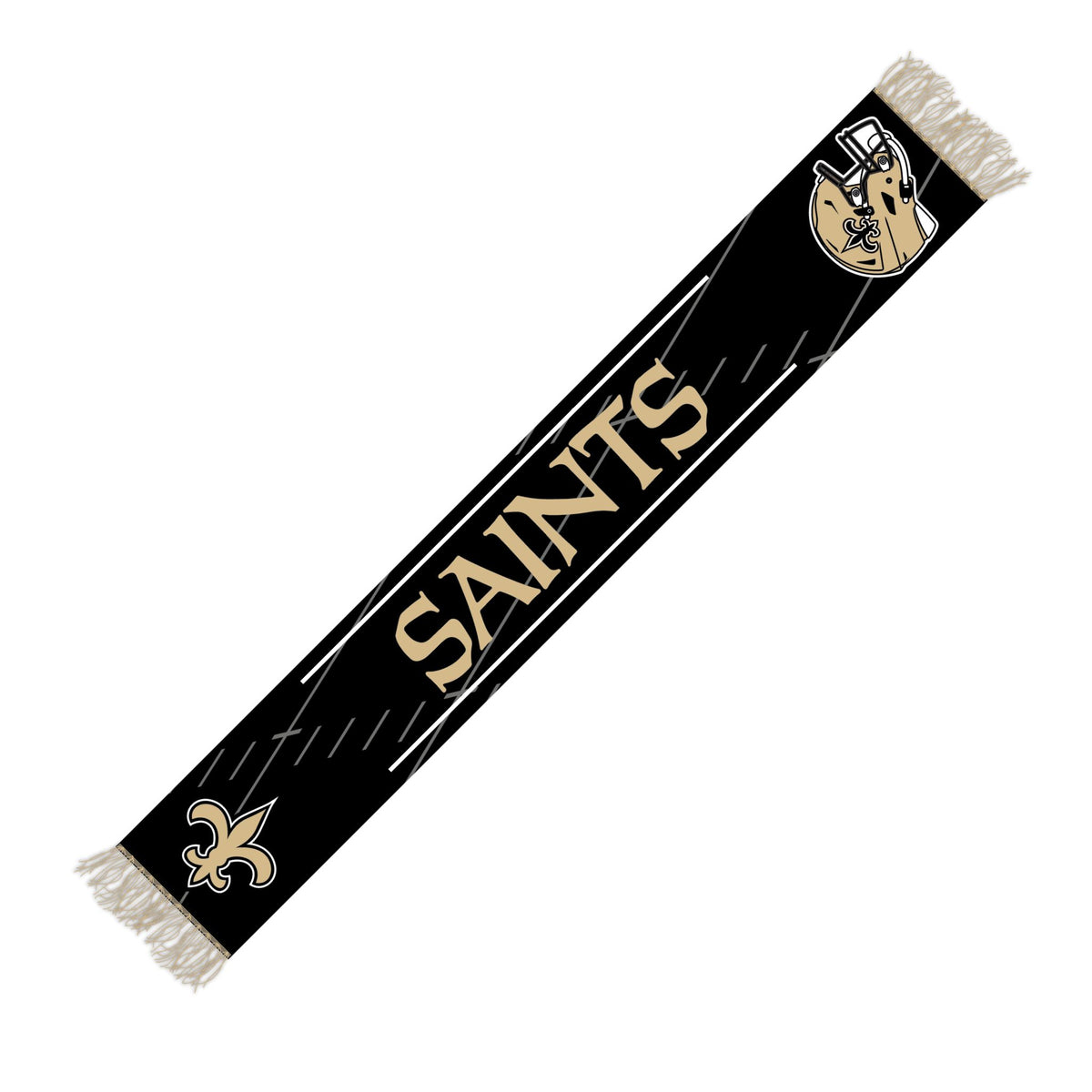 New Orleans Saints HD Knitted Jaquard Scarf