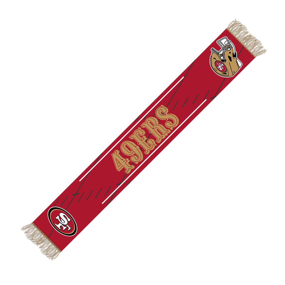 San Francisco 49ers HD Knitted Jaquard Scarf