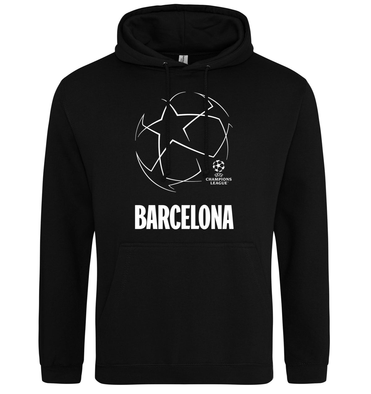 Champions League Starball Barcelona City Hoodie Black