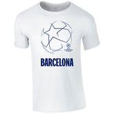 Champions League Starball Barcelona City T-Shirt White