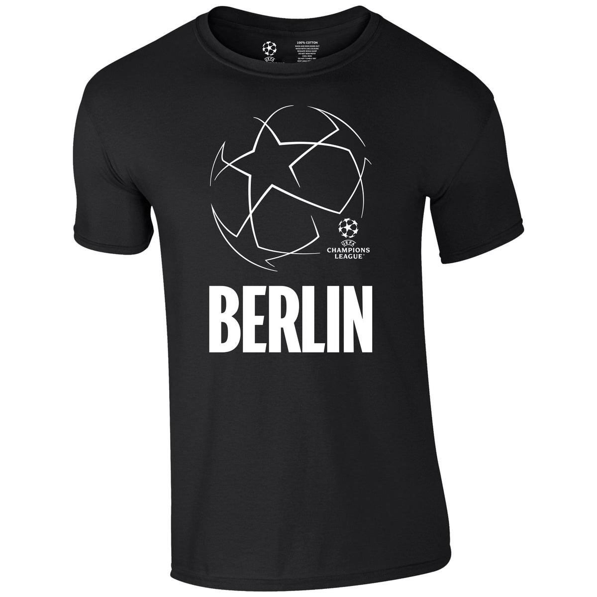 Champions League Starball Berlin City T-Shirt Black