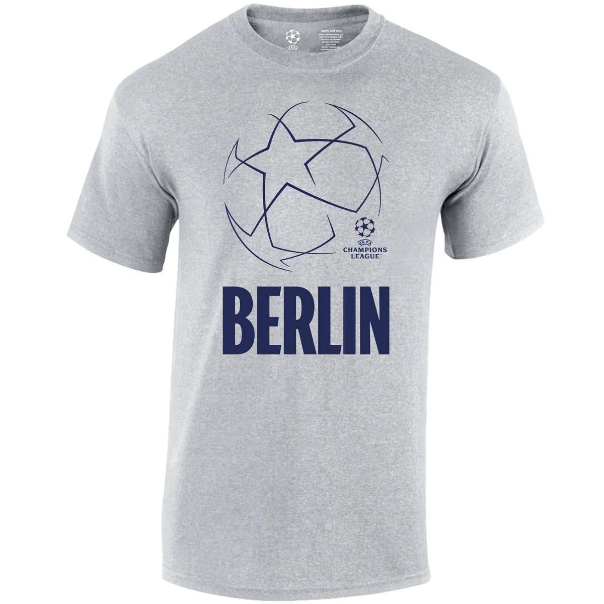 Champions League Starball Berlin City T-Shirt Grey