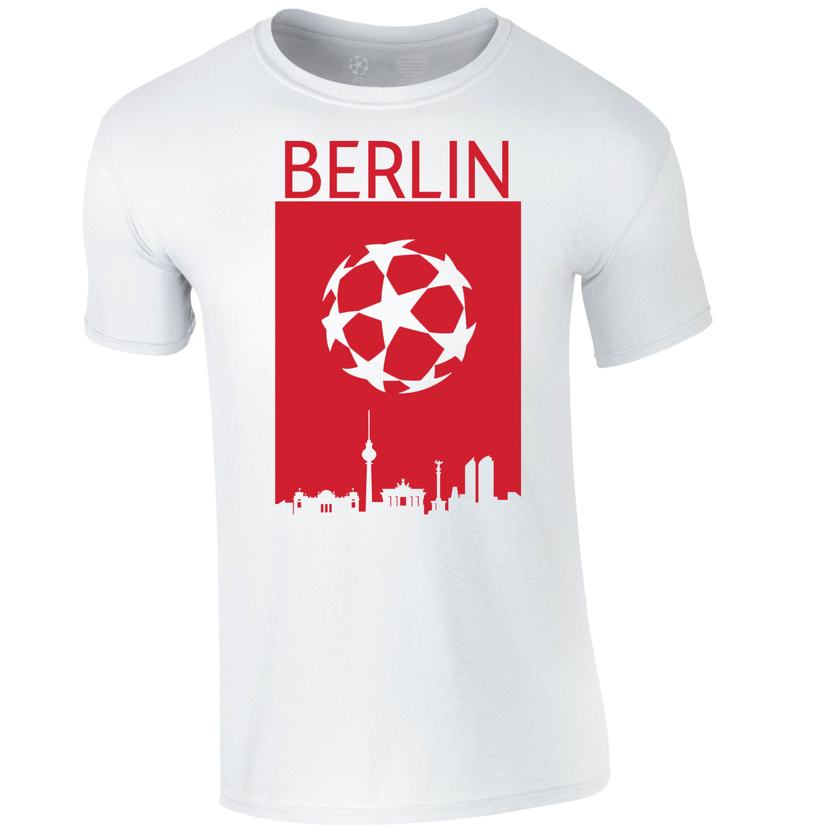 Champions League Berlin City Skyline T-Shirt White
