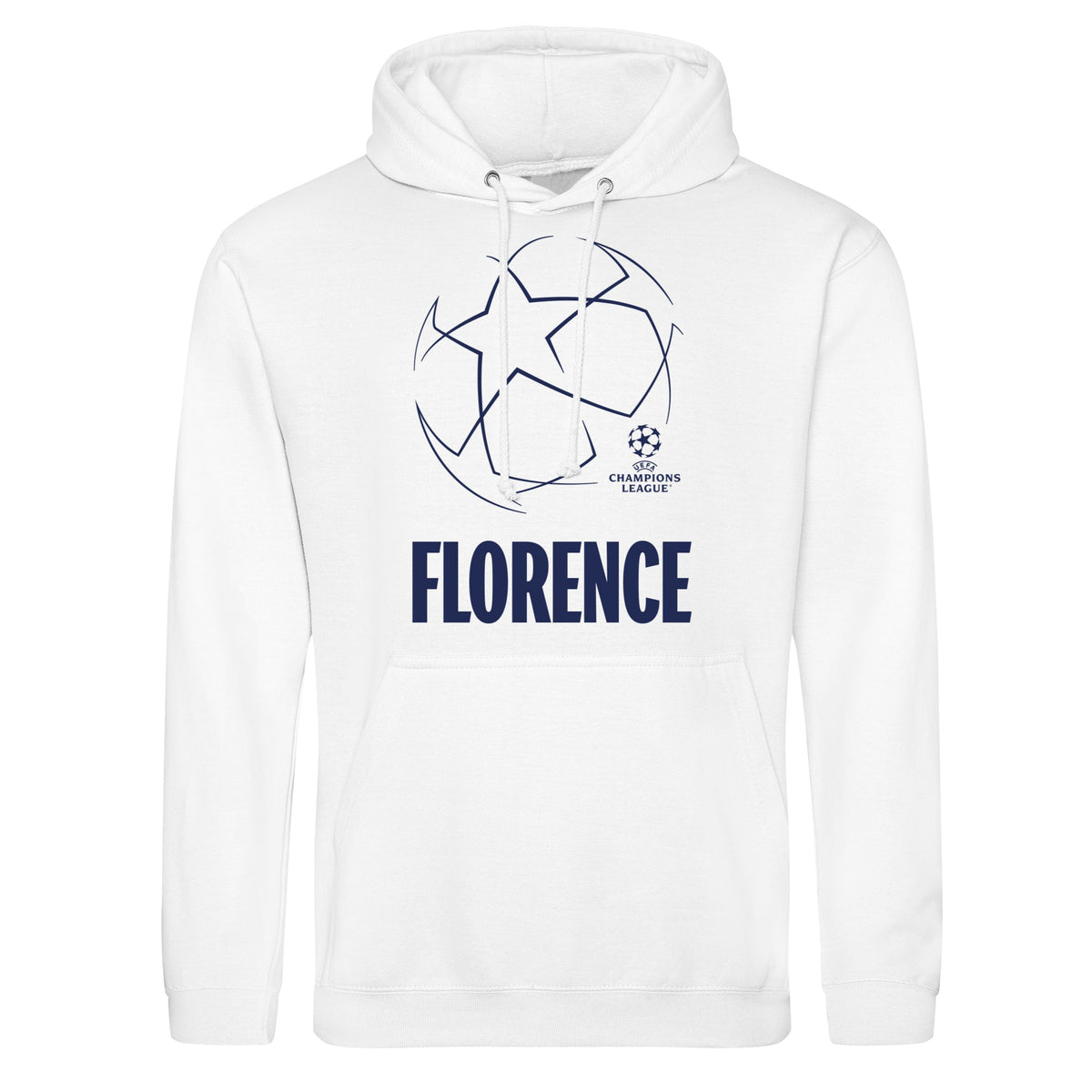 Champions League Starball Florence City Hoodie White