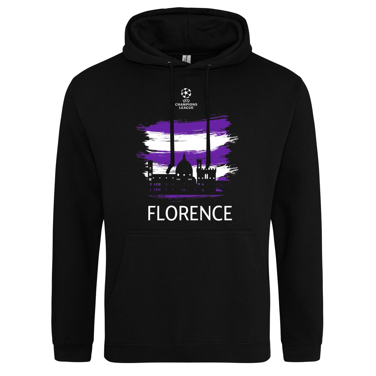 Champions League Florence City Painted Skyline Hoodie Black