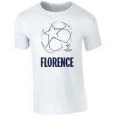 Champions League Starball Florence City T-Shirt White