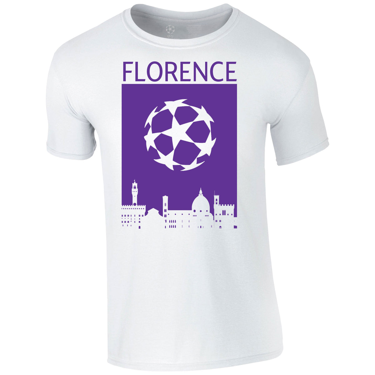 Champions League Florence City Skyline T-Shirt White