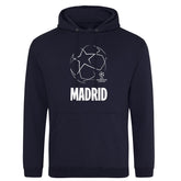Champions League Starball Madrid City Hoodie Navy