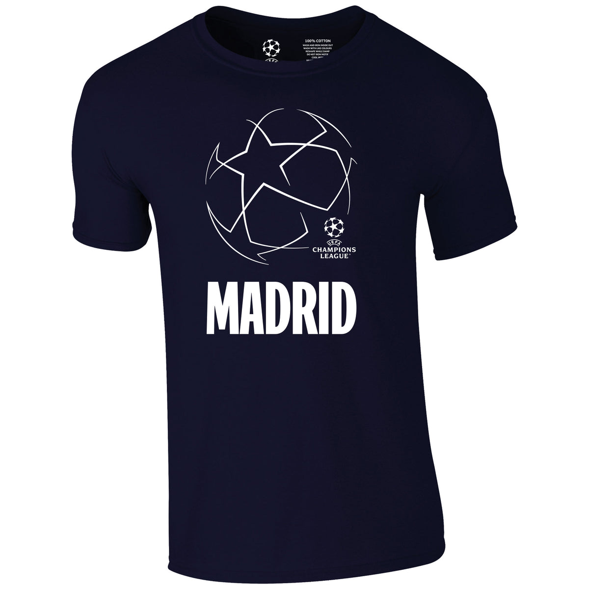 Champions League Starball Madrid City T-Shirt Navy
