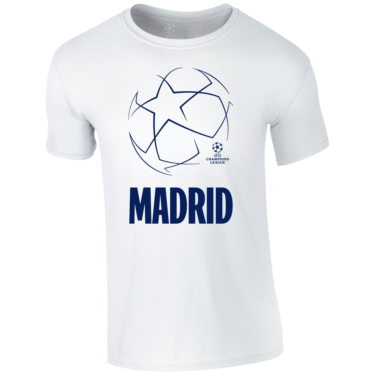 Champions League Starball Madrid City T-Shirt White